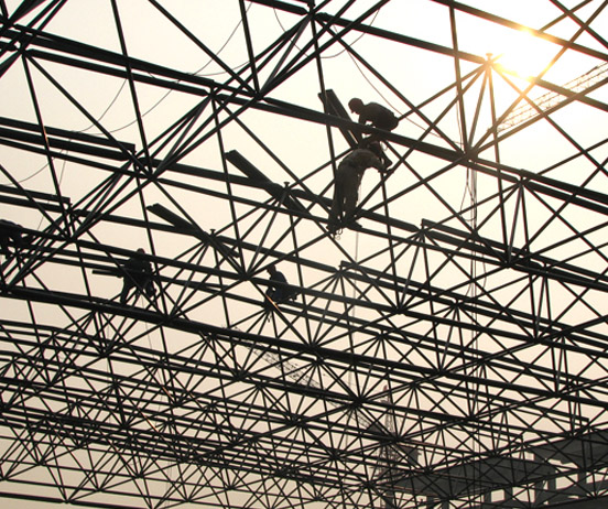 深州厂房网架安装